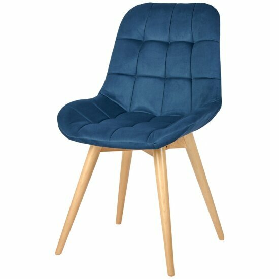 фото Стул обеденный POLINI Home Verona SD, синий-натуральный