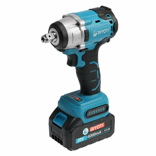 Гайковерт аккумуляторный BIYOTI BYT-CEW01 20 В 2х3 Ач 350 Нм 3 режима 3200 удмин 16331₽