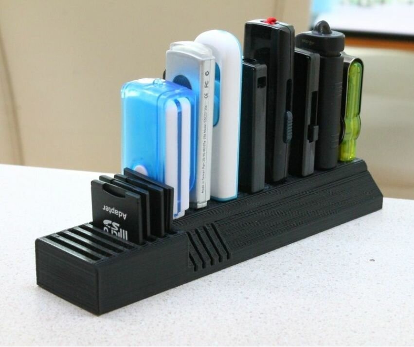 Органайзер для флешек USB, SD, microSD флеш-накопителей