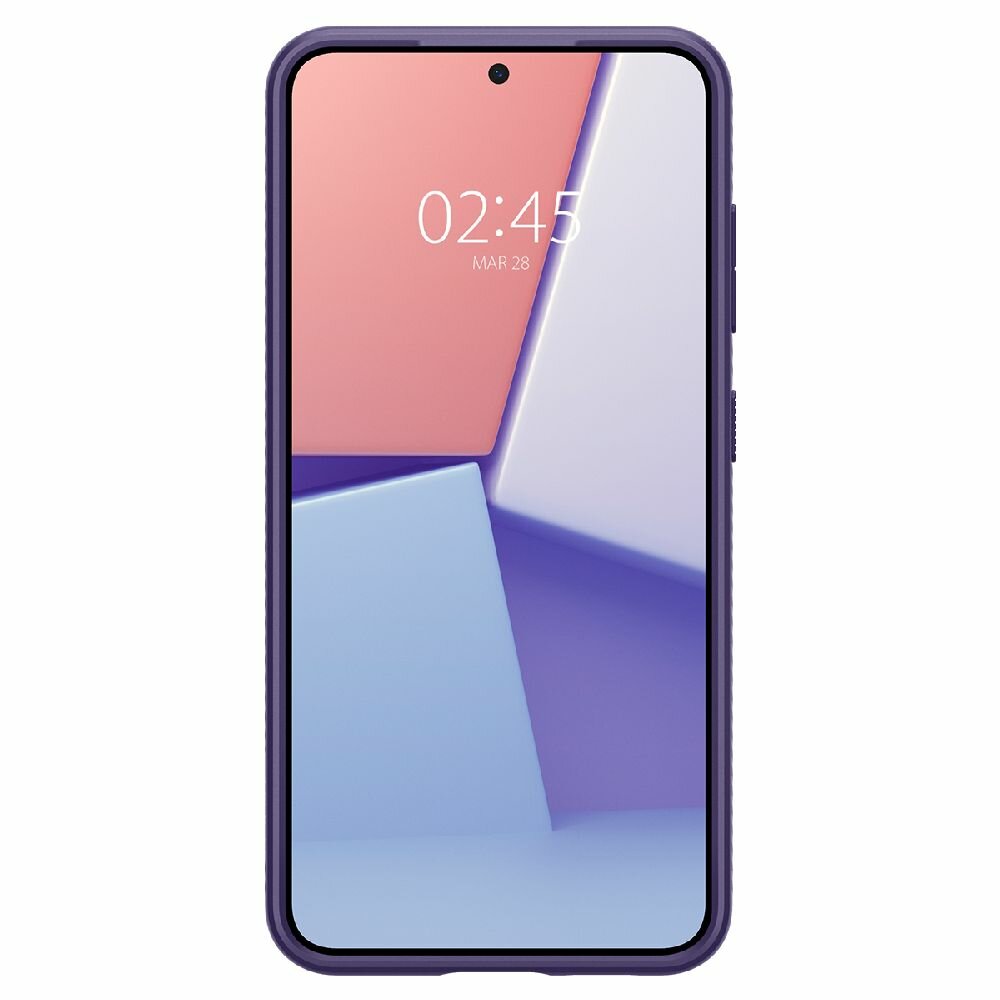 Чехол Spigen на Samsung Galaxy S24 (ACS07451) Liquid Air / Спиген чехол для Галакси С24 накладка, противоударный, с защитой камеры, фиолетовый — фото 1