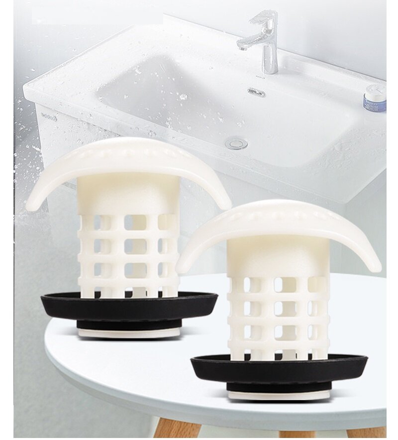 фото Фильтр для слива в ванной, улавливатель волос в ванную