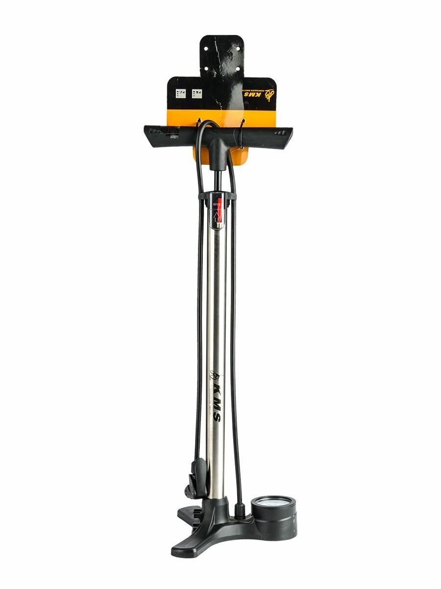 фото Насос напольный манометр 160 PSI серебристый (алюминий) KMS, 3273540