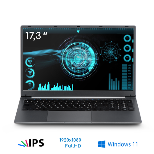 Ноутбук Azerty RB-1750 173 IPS 1920x1080 Intel N5095 4x20GHz 16Gb DDR4 1Tb SSD 4035000₽