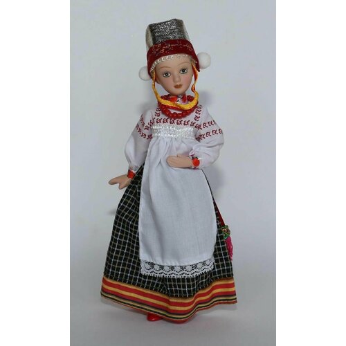 Кукла коллекционная в летнем костюме Рязанской губернии
