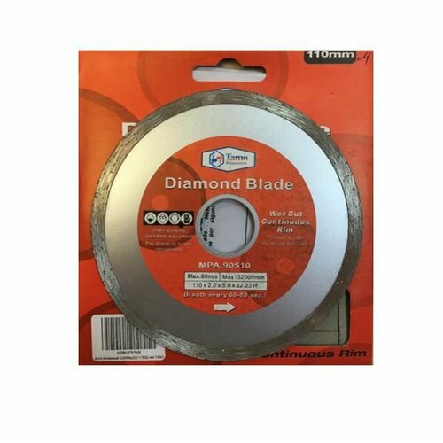 Диск алмазный 110 х 2 х 5 х 22.23 сплошной TAMO