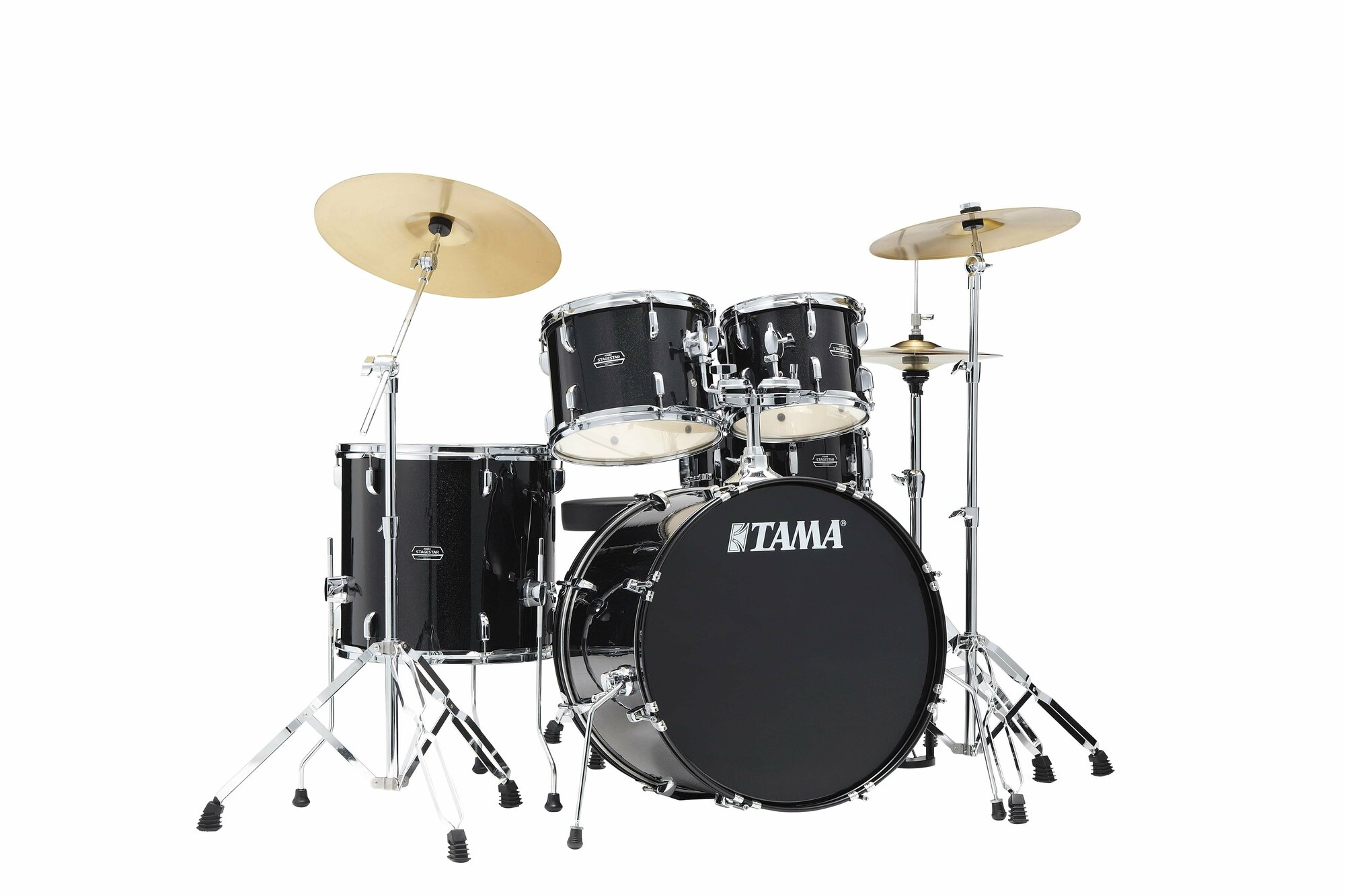 TAMA ST52H6C-BNS STAGESTAR ударная установка из 5-ти барабанов со стойками и тарелками.