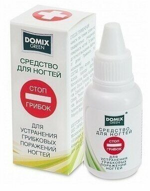 Набор из 3 штук Средство для ногтей Domix Green Professional Профессиональный уход от грибка