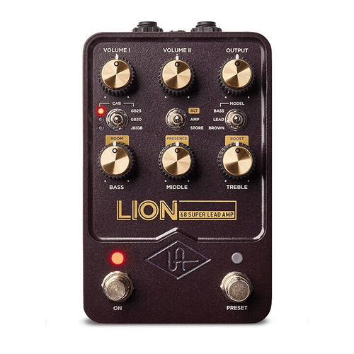 Педаль эффектов для электрогитары Universal Audio Lion 68 Super Lead Amp Emulation 75160₽