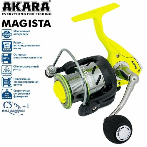 AKARA Катушка Akara Magista AFM 3000 3+1bb