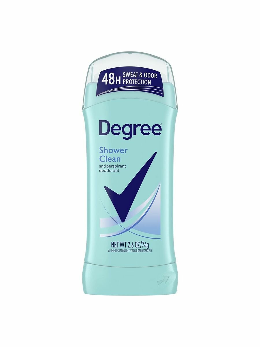 "Degree Shower Clean" - оригинальный дезодорант-стик, 74 гр