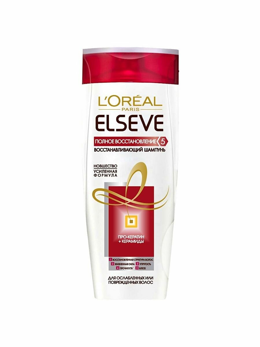 Шампунь для волос L'Oreal Paris Elseve Восстановление 5, 250 мл - фото №20