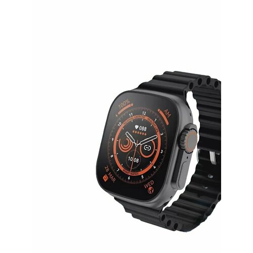 Умные фитнес смарт часы Smart Watch T900 Ultra 2 Big черный 196900₽