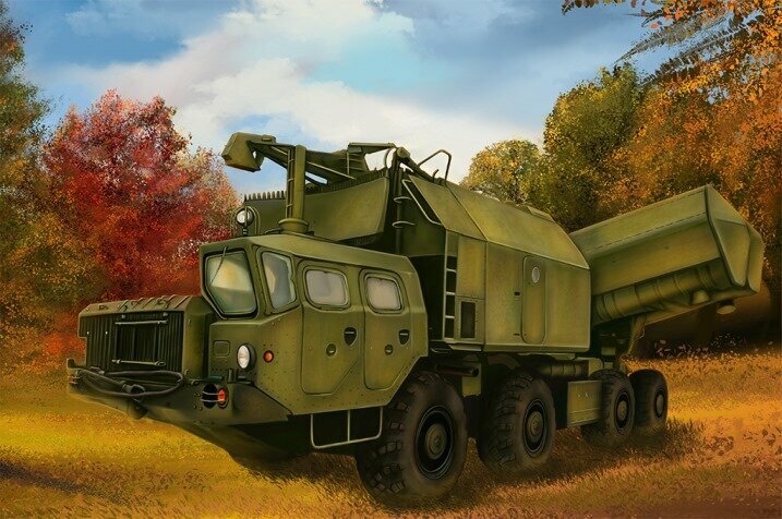 82937 Hobby Boss Ракетный комплекс 4К51 "рубеж" с ракетой П-15 1/72