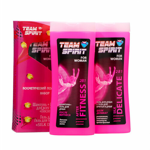 Биокрим Подарочный набор женский Team Spirit: шампунь, 250 мл + гель для душа, 250 мл