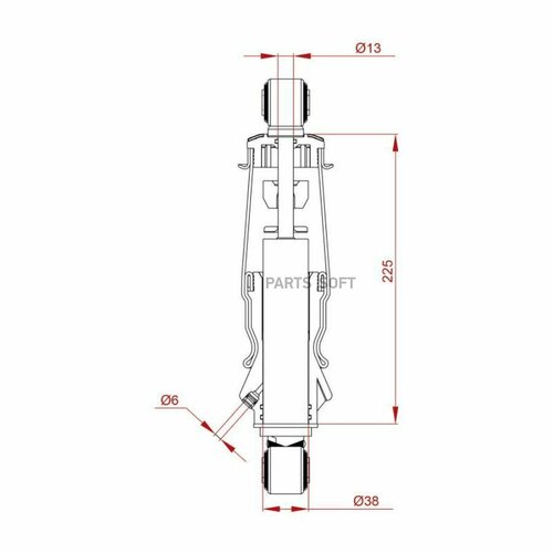TRUCKEXPERT 46777006 Амортизатор кабины с пневмобаоном 10680₽