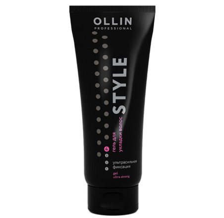 OLLIN STYLE Гель для укладки волос ультрасильной фиксации 200мл/ Gel Ultra Strong