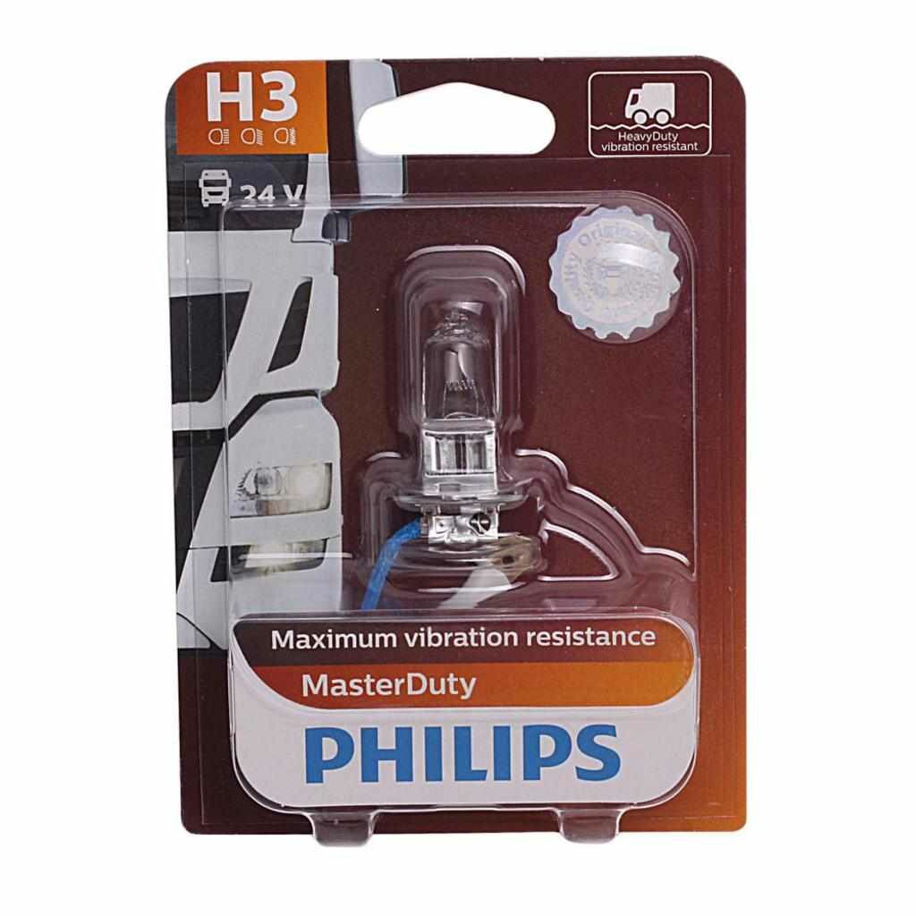 Галогенная лампа Philips MasterDuty H3 24V 70W 3200К - фото №18