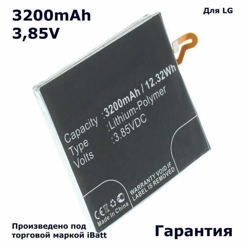 Аккумулятор iBatt 3200mAh 3,85V для LG V30+ V35 ThinQ H930DS V300L V30S V30S+ H930 V350N US998 V300K H933 LS998 V35 ThinQ Dual SIM H931