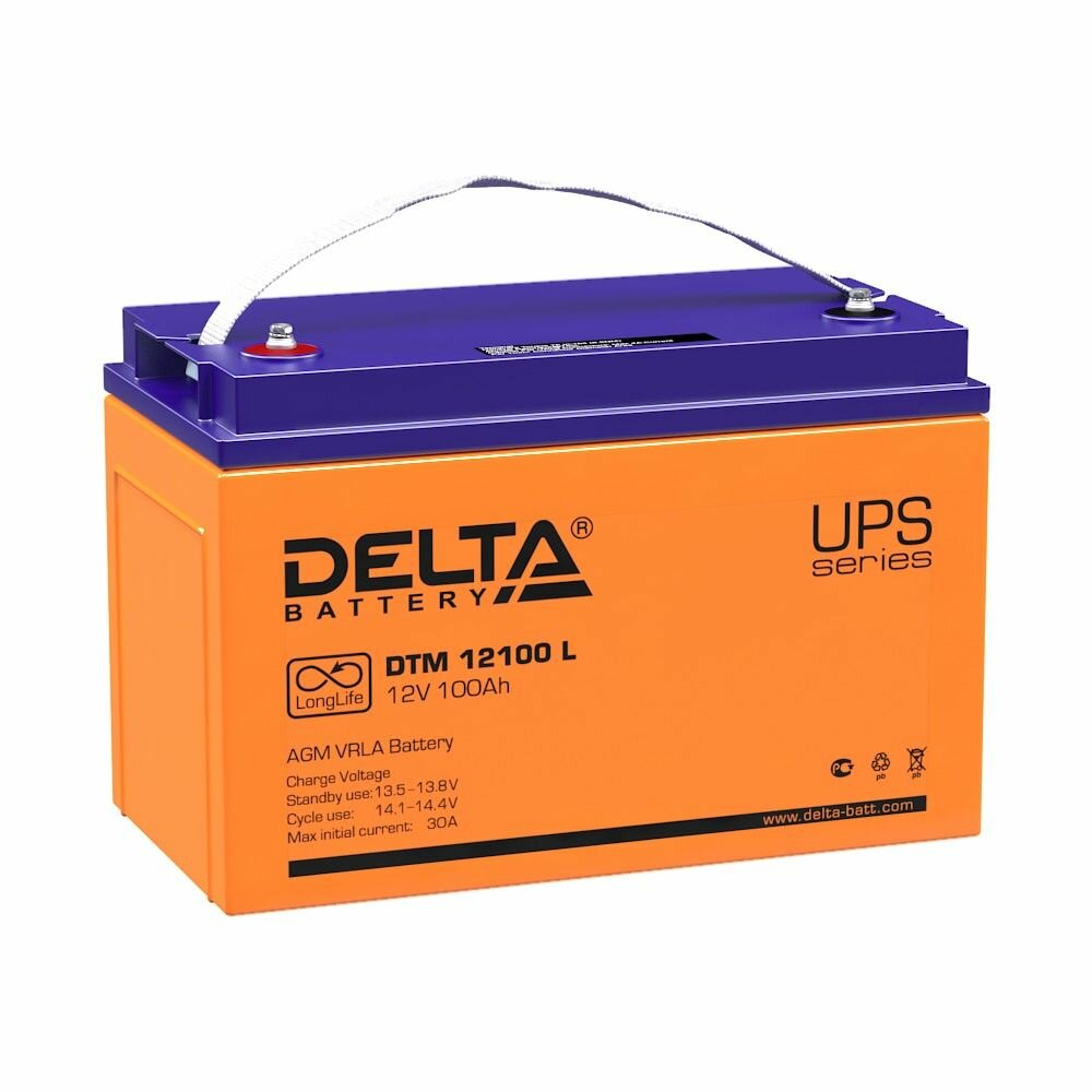 DELTA Батарея DELTA Аккумуляторная батарея Delta DTM 12100 L DTM 12100 L