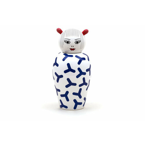 Ваза с крышкой Seletti Кимоно Зои 155 см фарфор 30370₽