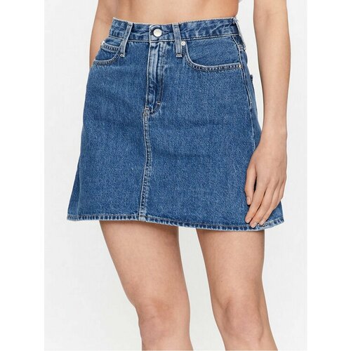 Юбка Calvin Klein Jeans, размер 26 [JEANS], синий