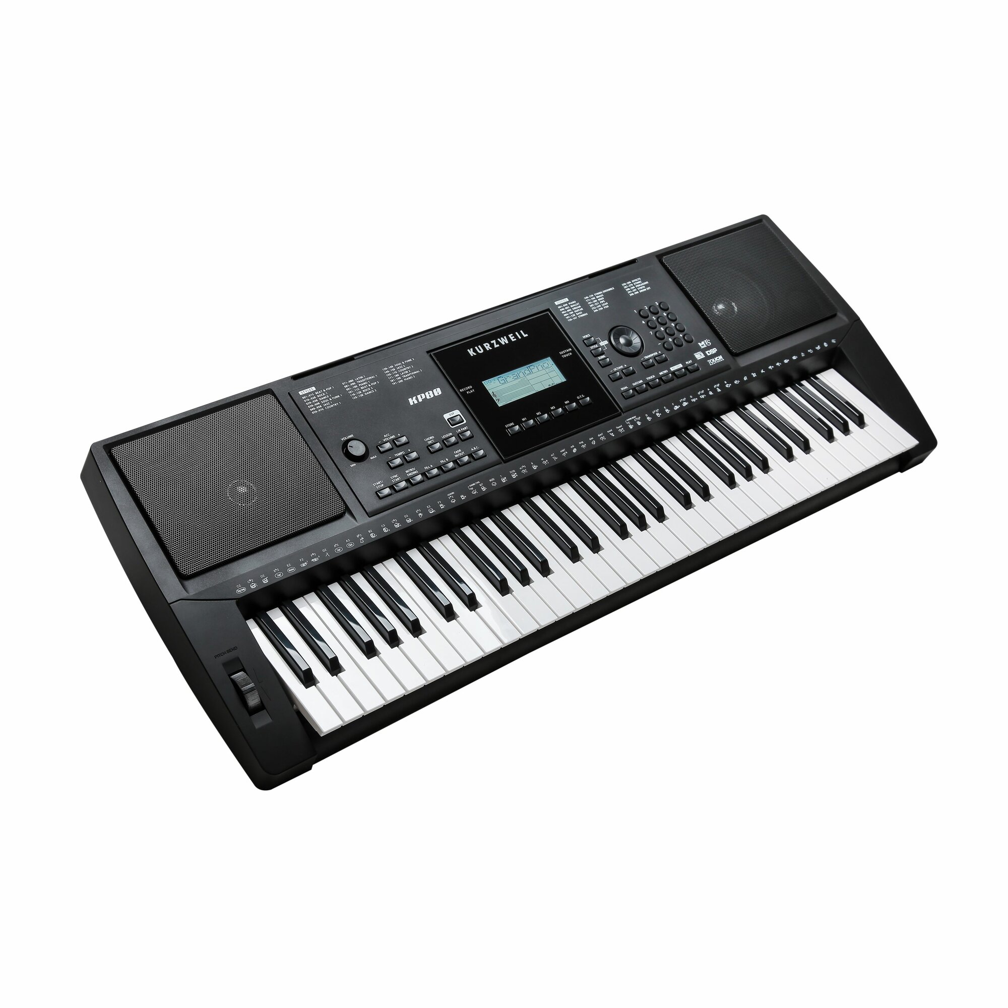 KURZWEIL KP80 LB - синтезатор, 61 клавиша, полифония 32, цвет чёрный