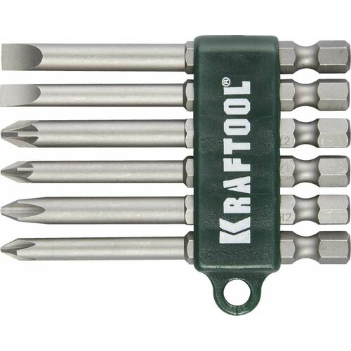 KraftMax, 6 шт, набор бит (26061-H6) биты набор бит kraftool 6шт 26061 h6