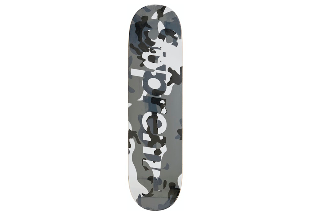 Supreme Camo Logo Skateboard Deck Snow Camo (Р.)