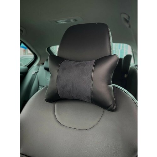 Подушка автомобильная из экокожи под голову подголовник в машину для водителей 466₽