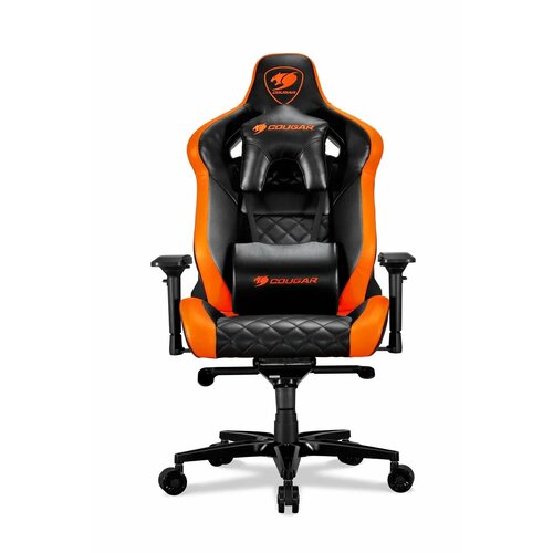 Кресло компьютерное игровое Cougar TITAN Black-Orange оранжевый, черный, оранжевый