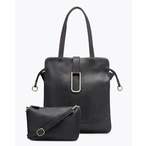 Сумка шоппер VivaldiZ, фактура гладкая, черный