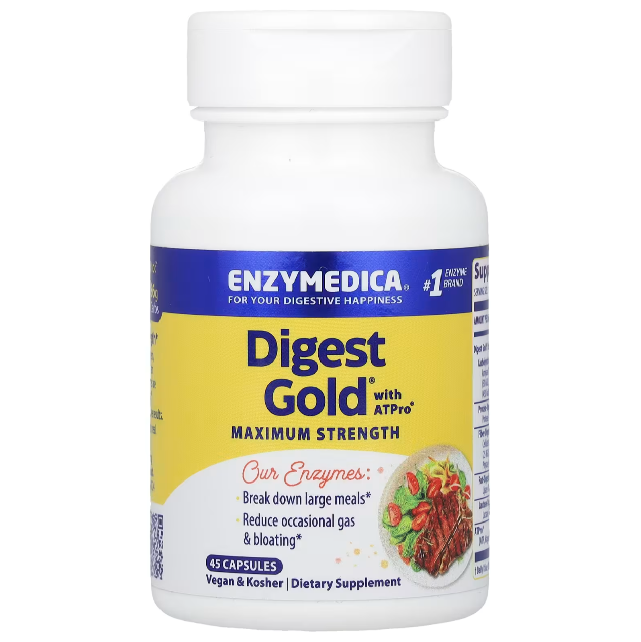 Enzymedica Digest Gold with ATPro 45 капсул