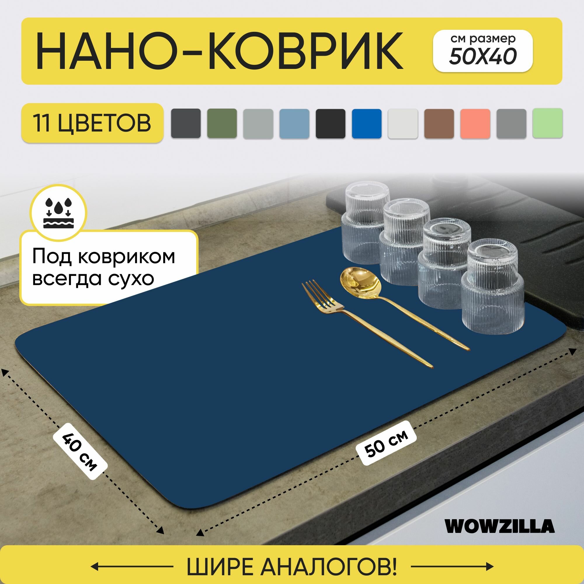 Коврик для сушки посуды