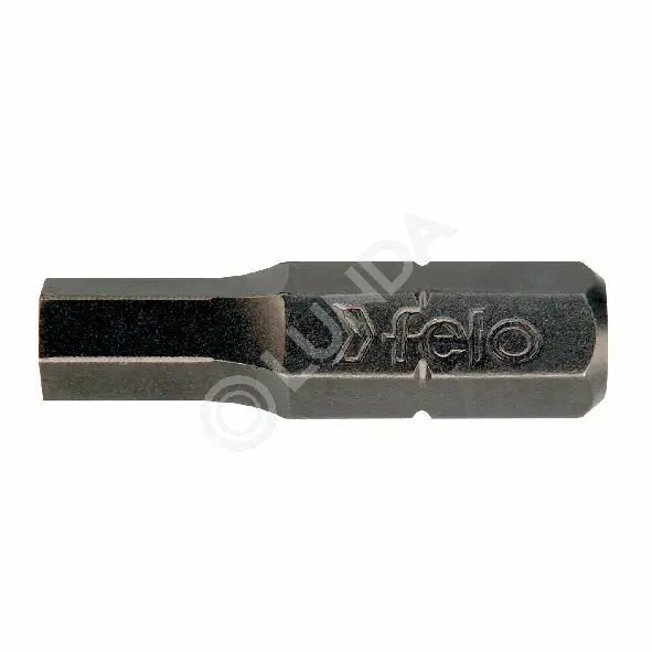 Бита шестигранная серия Industrial HEX 6,0X25, 10 шт, Felo 02460010