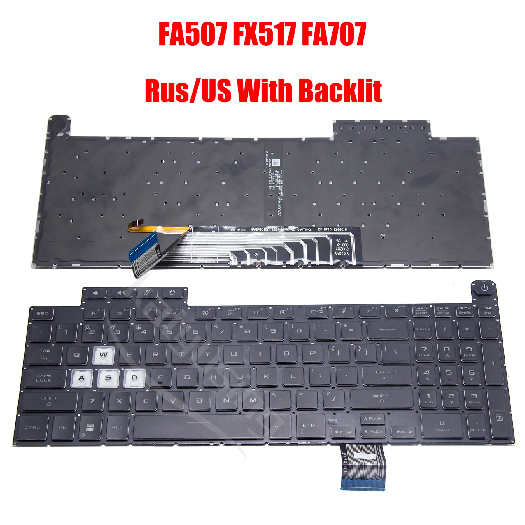 Клавиатура katyusing Rus US Spanish Latin для Asus TUF Gaming — фото 1