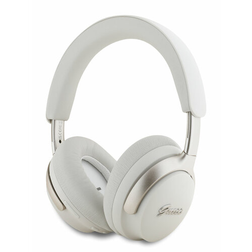 Guess наушники беспроводные накладные Bluetooth Headphones Sound Script Metal Logo ANCENC Beige 7990₽