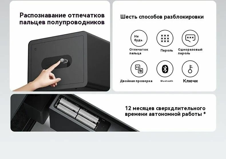 Электронные Сейфы Xiaomi Сейф