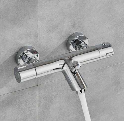 Изображение товара Смеситель для душа для ванны с термостатом короткий излив