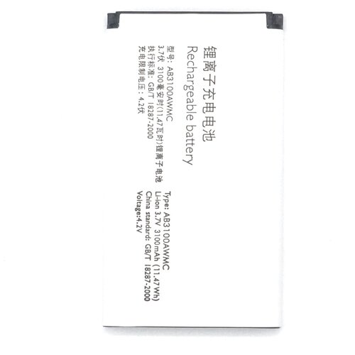 фото Аккумулятор ab3100awmc для philips e180/e181 catl