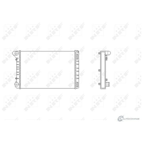 Радиатор системы охлаждения NRF 53665