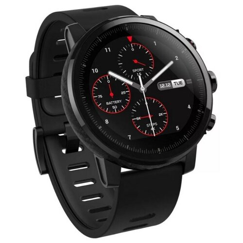 Умные часы Amazfit Stratos, 40mm, Stratos A1619, черные