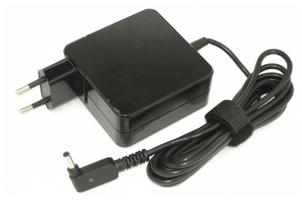 Блок питания (зарядное устройство) для ноутбука Asus 19V 3.42A 65W штекер 4.0x1.35mm (ADP-65BW A) квадратный корпус, ORG
