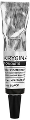 Кремовый пигмент Concrete Black, Krygina Cosmetics, черный, 4,5 мл