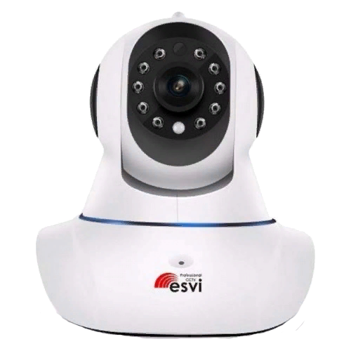 EVC-WIFI-ES10 поворотная WiFi видеокамера с функцией P2P, 1.0 Мп