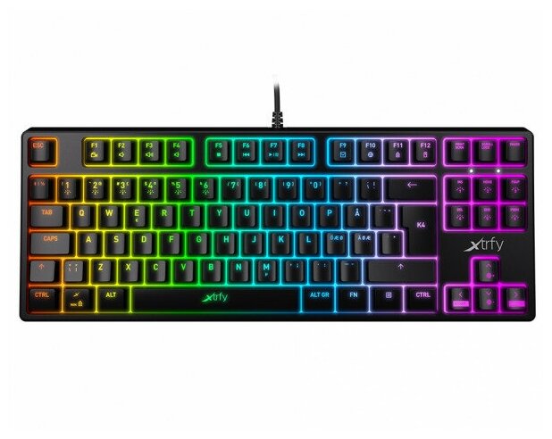 Клавиатура Xtrfy K4 RGB Tenkeyless XG-K4-RGB-TKL-R-RUS