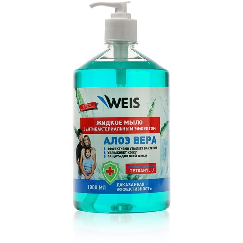Жидкое мыло WEIS антибактериальное 1л