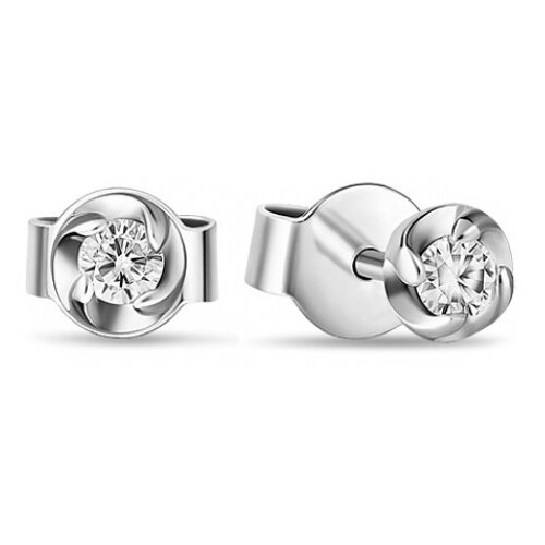 Серьги Лукас-Голд Золотые серьги с бриллиантами