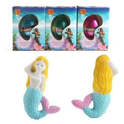 Игрушка в яйце Junfa растет в воде, Русалочка (070-15), Junfa toys, female  - купить