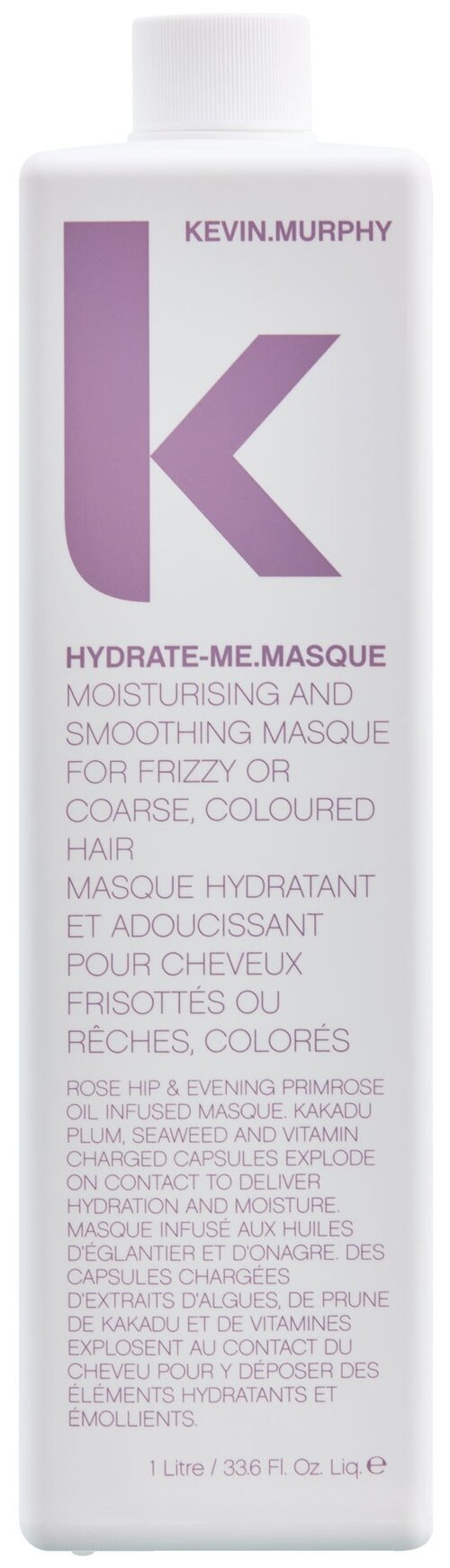 Kevin.Murphy маска для интенсивного увлажнения HYDRATE-ME.MASQUE, 1000 г, 1000 мл, бутылка