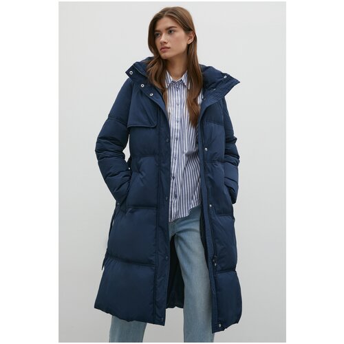 Пальто женское Finn Flare, цвет: т.синий FAC11027_101, размер: M